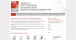 Desktop Screenshot of barrickmouldings.co.uk